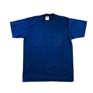 Auburn Tigers Embossed Single Stitch T-Shirt